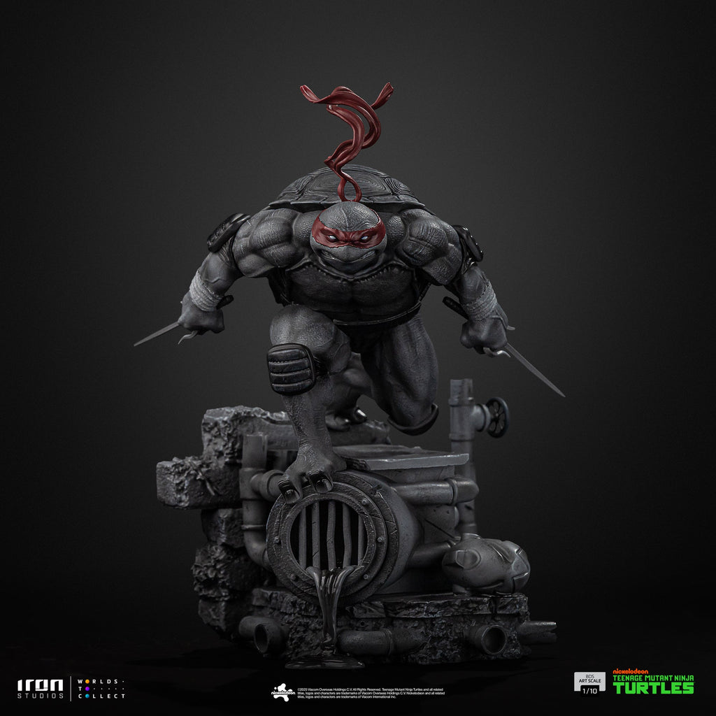 Pre-Order - Statue Raphael (Black and White Variant) - Teenage Mutant Ninja Turtles - BDS Art Scale 1/10 - Iron Studios