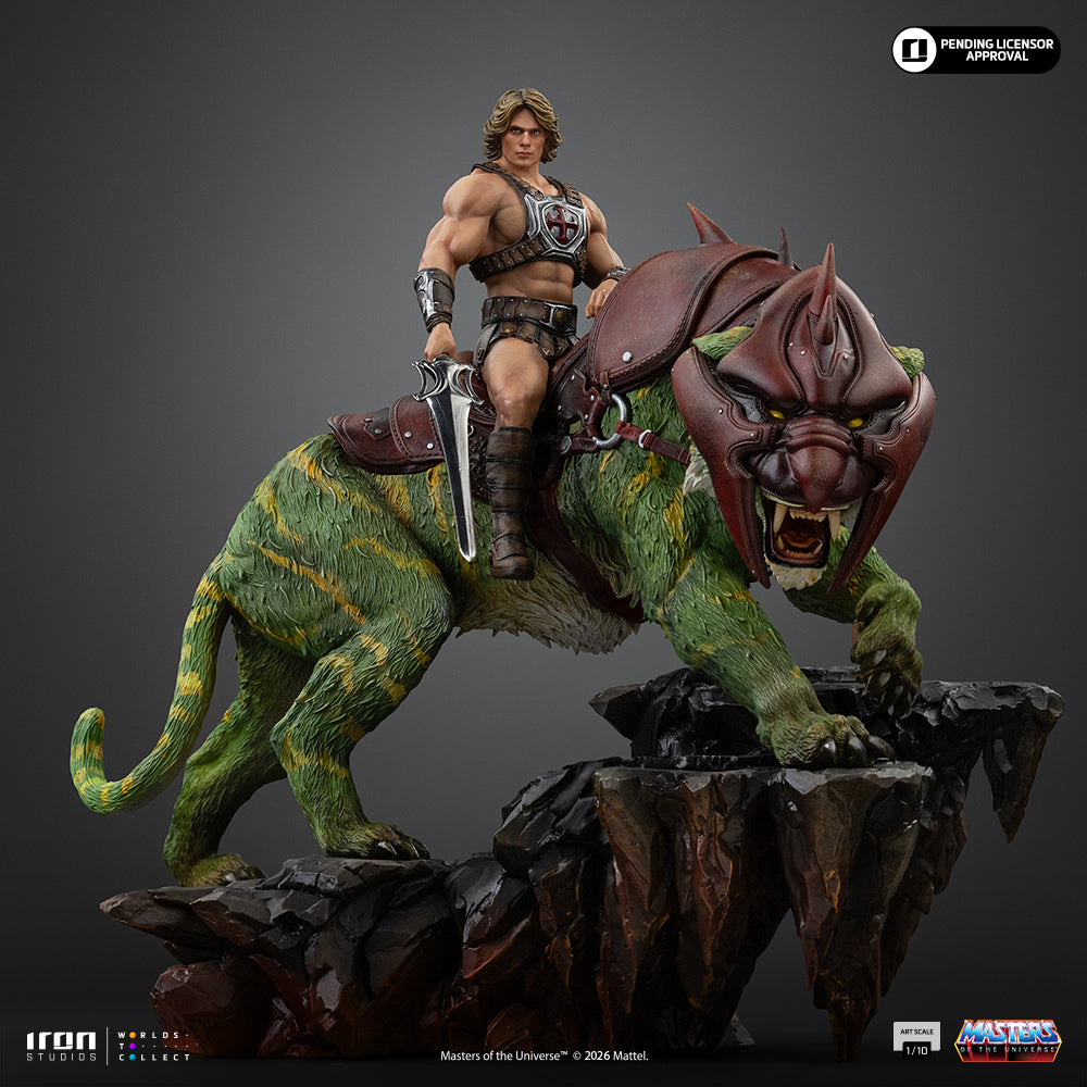 Pre-Order - Statue He-Man and Battle Cat - Masters of the Universe Movie - Deluxe Art Scale 1/10 - Iron Studios