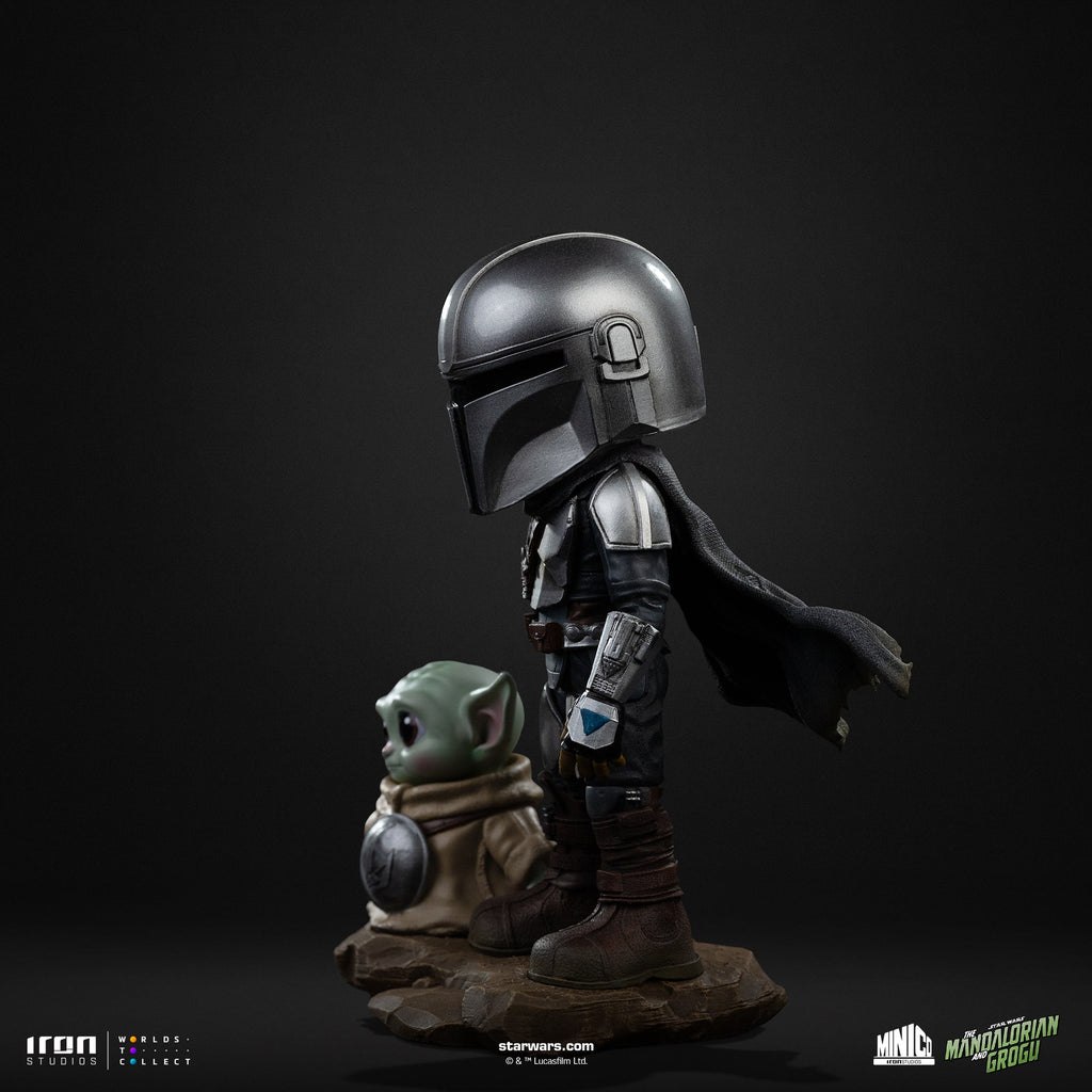 Pre-Order - Statue Mandalorian and Grogu - The Mandalorian - MiniCo - Iron Studios