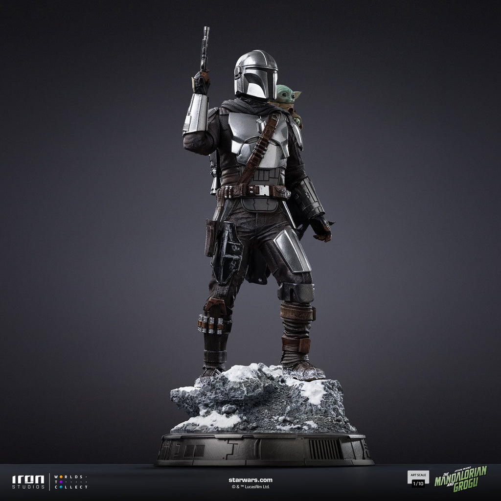 Pre-Order - Statue Mandalorian and Grogu - The Mandalorian and Grogu Movie - Art Scale 1/10 - Iron Studios