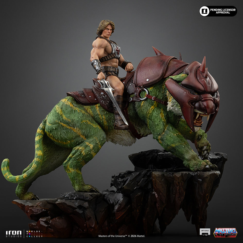 Pre-Order - Statue He-Man and Battle Cat - Masters of the Universe Movie - Deluxe Art Scale 1/10 - Iron Studios