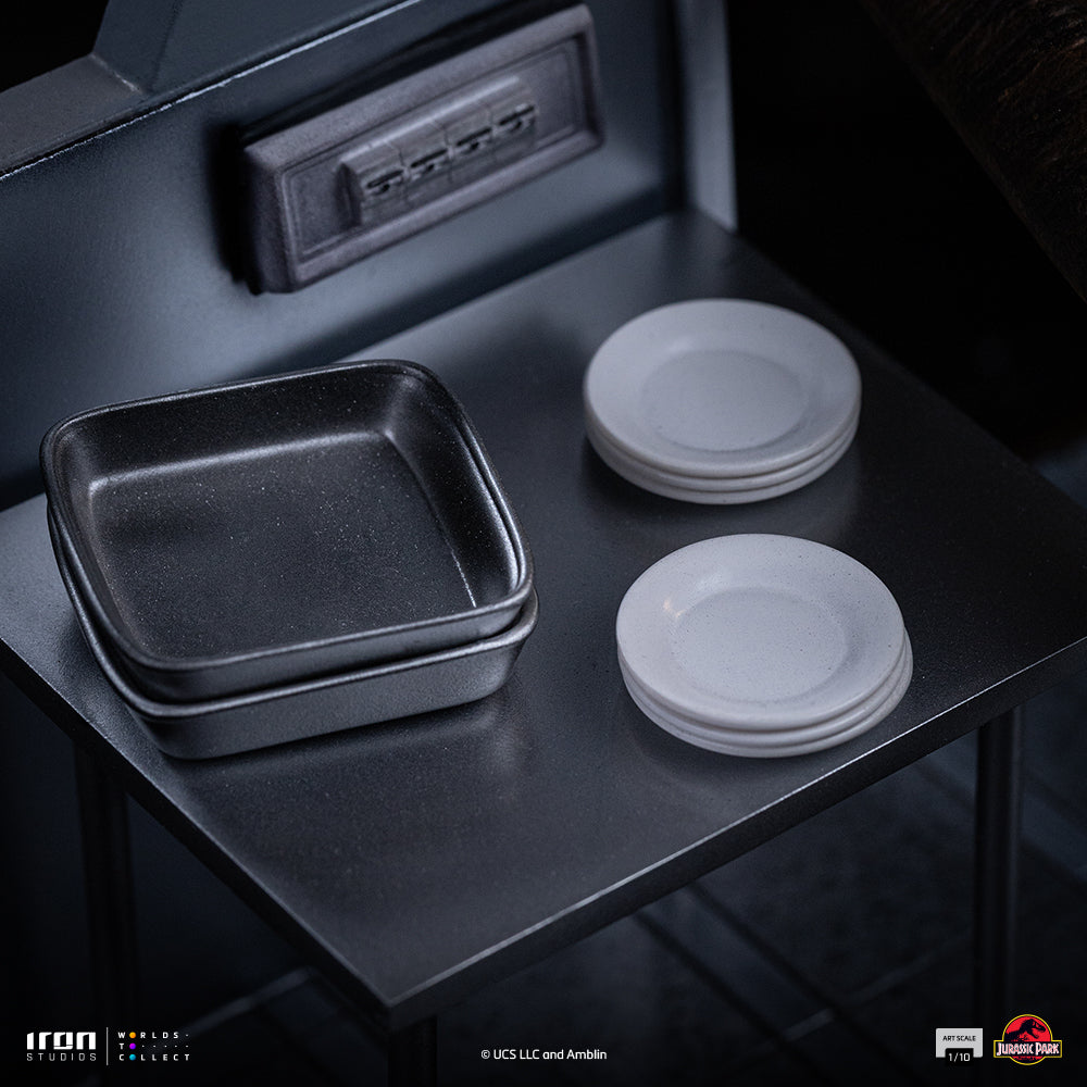 Pre-Order - Statue Raptors at the Kitchen's Door - Jurassic Park - Art Scale 1/10 - Iron Studios