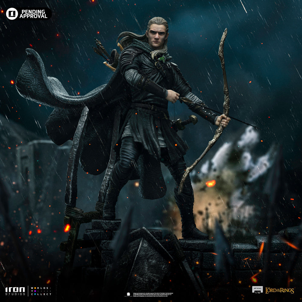 Pre-Order - Statue Legolas Unleashed - the Lord of the Rings - Art Scale 1/10 - Iron Studios