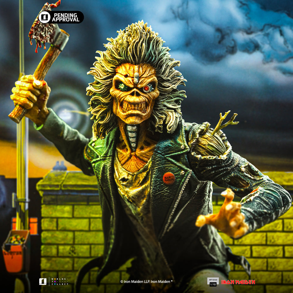 Pre-Order - Statue Eddie (50th Year Anniversary) - Iron Maiden - Art Scale 1/10 - Iron Studios