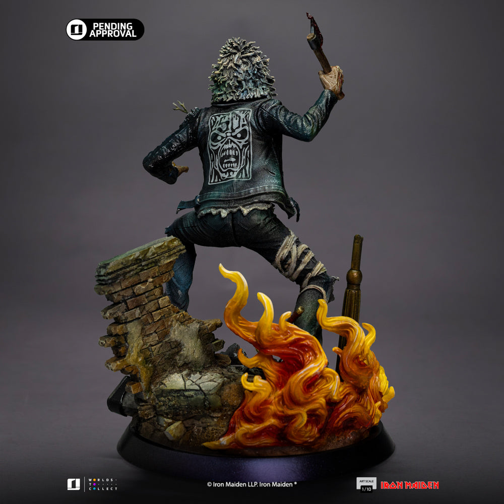 Pre-Order - Statue Eddie (50th Year Anniversary) - Iron Maiden - Art Scale 1/10 - Iron Studios