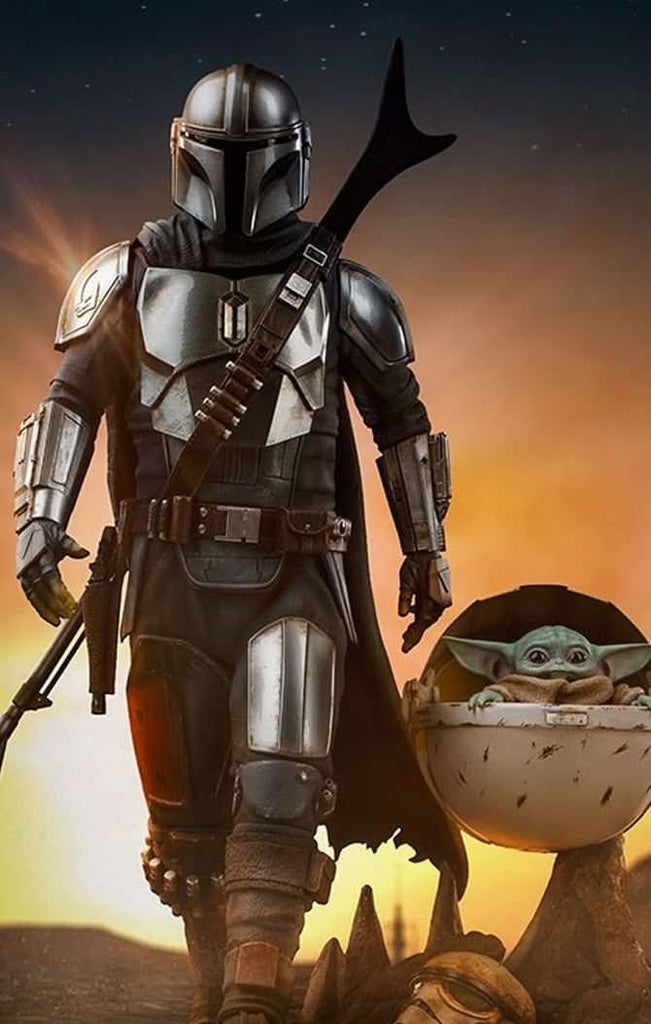 The Mandalorian and The Child - Star Wars: The Mandalorian - Legacy Replica 1/4 - Iron Studios