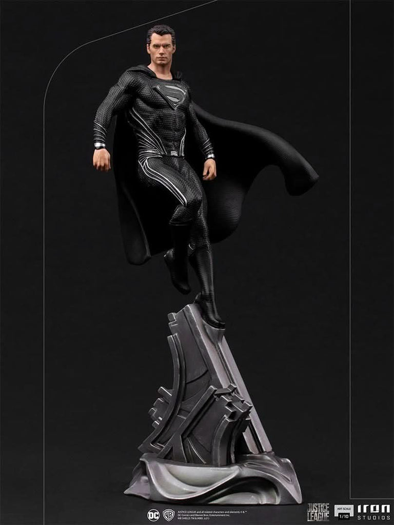 Superman Black Suit - Justice League - Art Scale 1/10 - Iron Studios