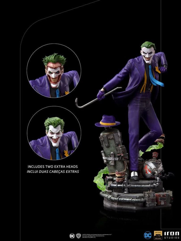 The Joker Deluxe - DC Comics - Art Scale 1/10 - Iron Studios