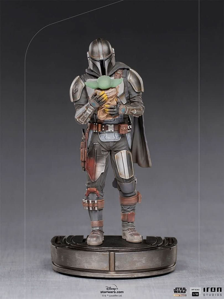 The Mandalorian and Grogu - Star Wars: The Mandalorian - Art Scale 1/10 - Iron Studios