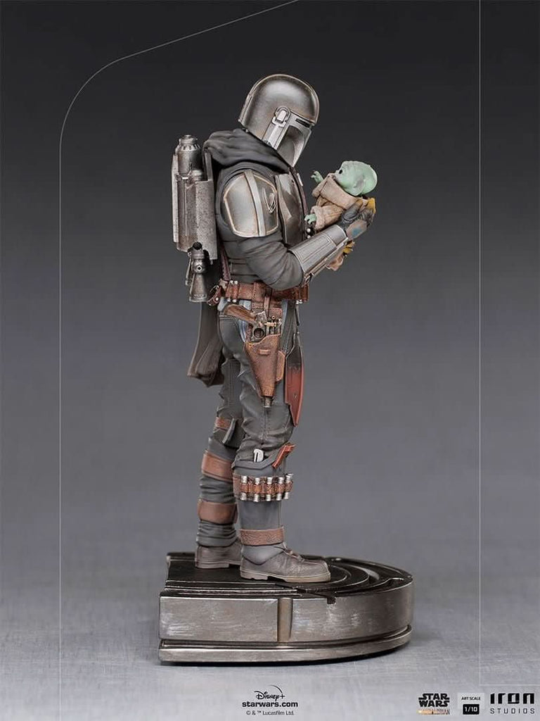 The Mandalorian and Grogu - Star Wars: The Mandalorian - Art Scale 1/10 - Iron Studios