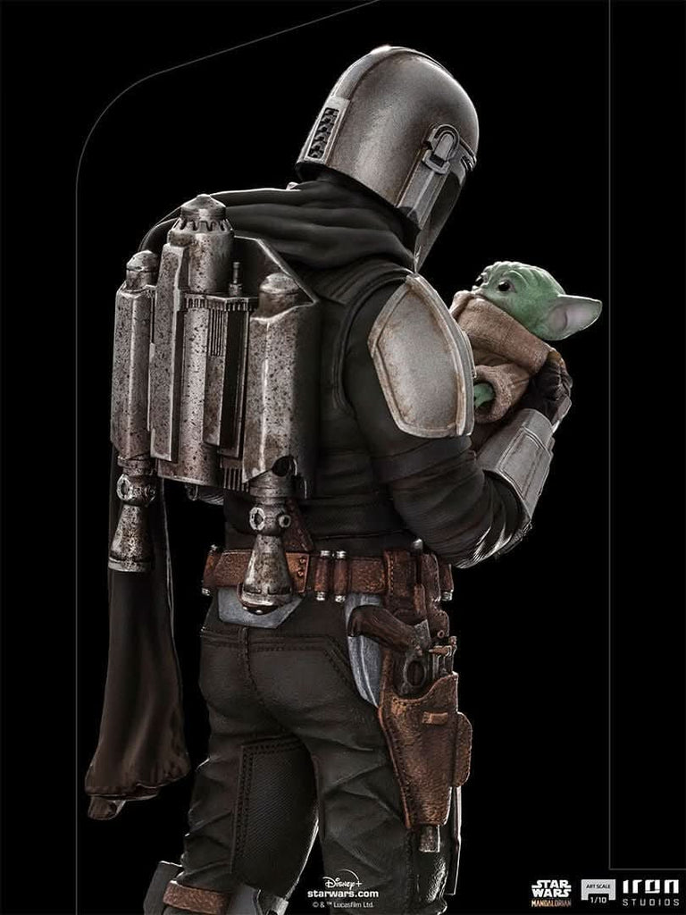 The Mandalorian and Grogu - Star Wars: The Mandalorian - Art Scale 1/10 - Iron Studios