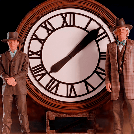 Marty and Doc at the Clock - Back to the Future - Art Scale 1/10 - Iron Studios