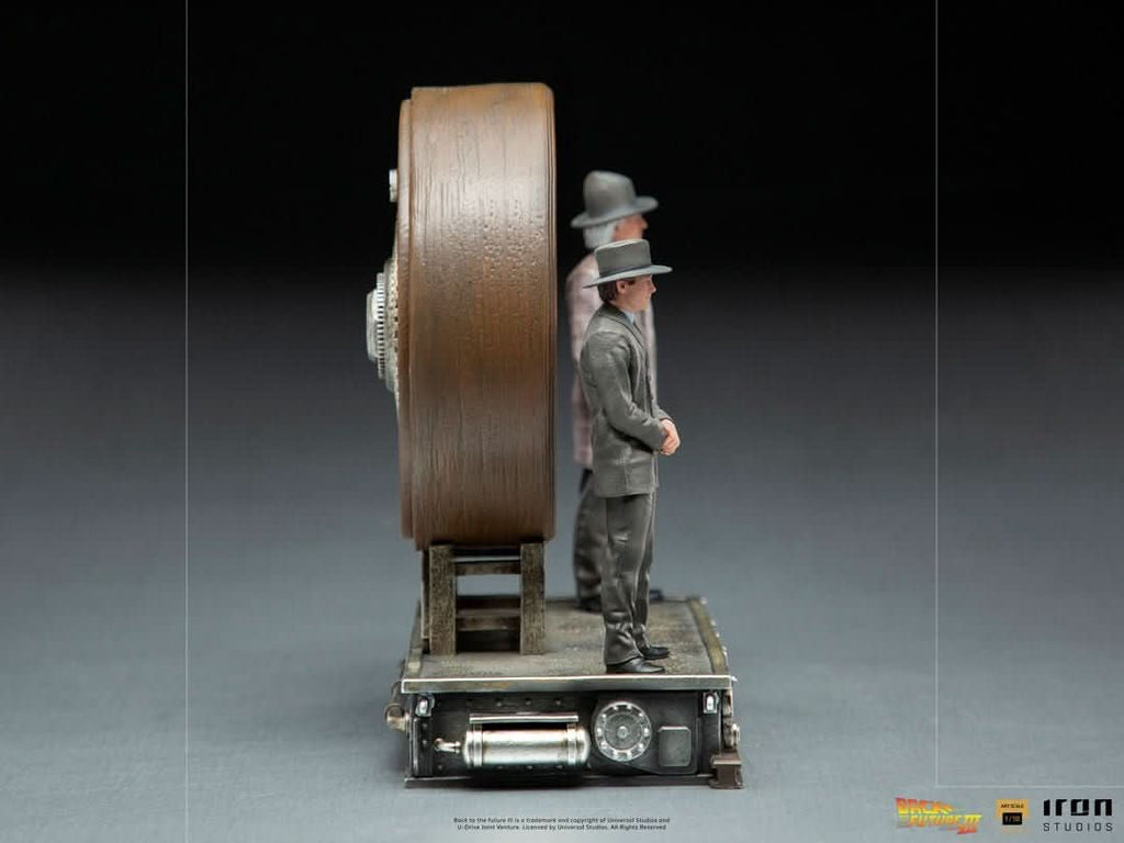 Marty and Doc at the Clock - Back to the Future - Art Scale 1/10 - Iron Studios