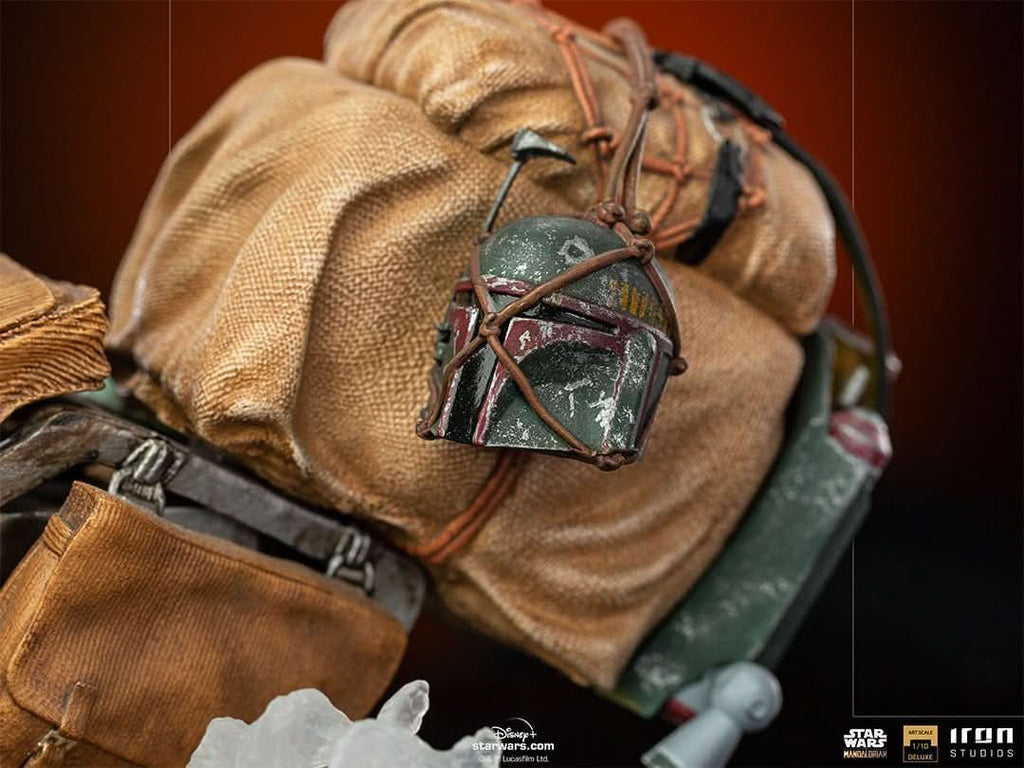 Statue The Mandalorian on Speederbike - Star Wars: The Mandalorian - Art Scale 1/10 - Iron Studios