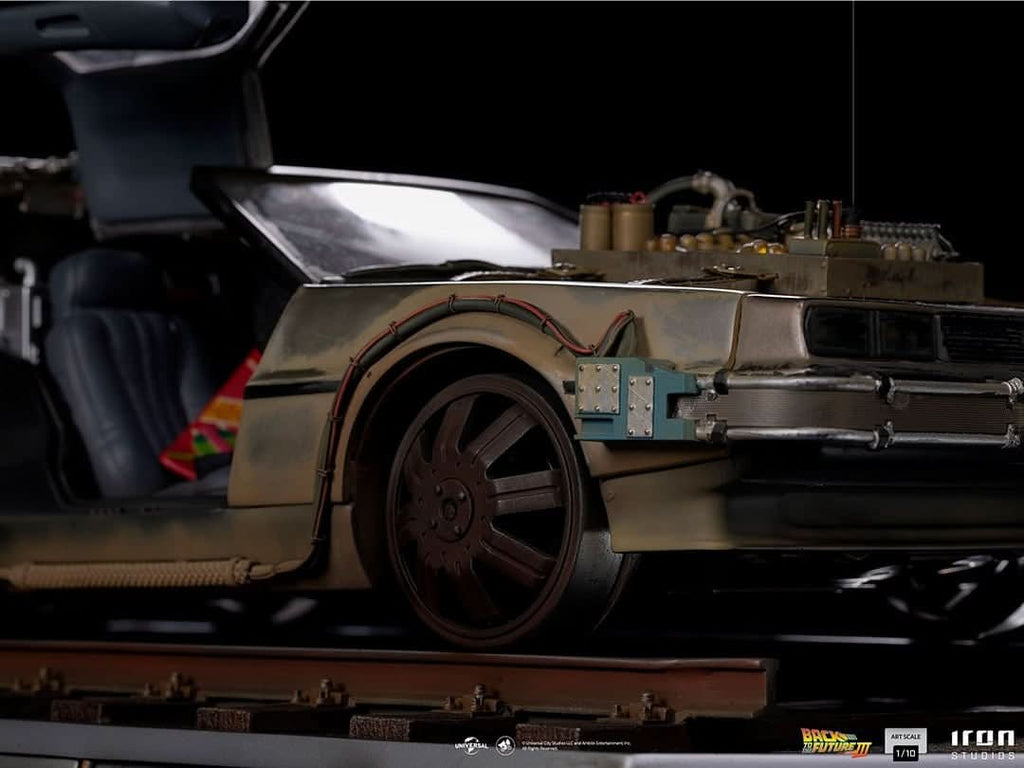 Statue Delorean - Back to the Future III - Art Scale 1/10 - Iron Studios