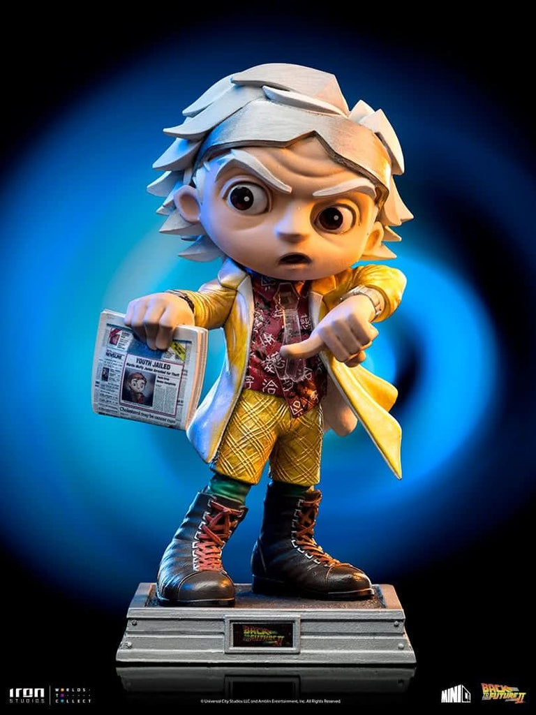 Statue Doc Brown - Back to the Future - Minico - Iron Studios