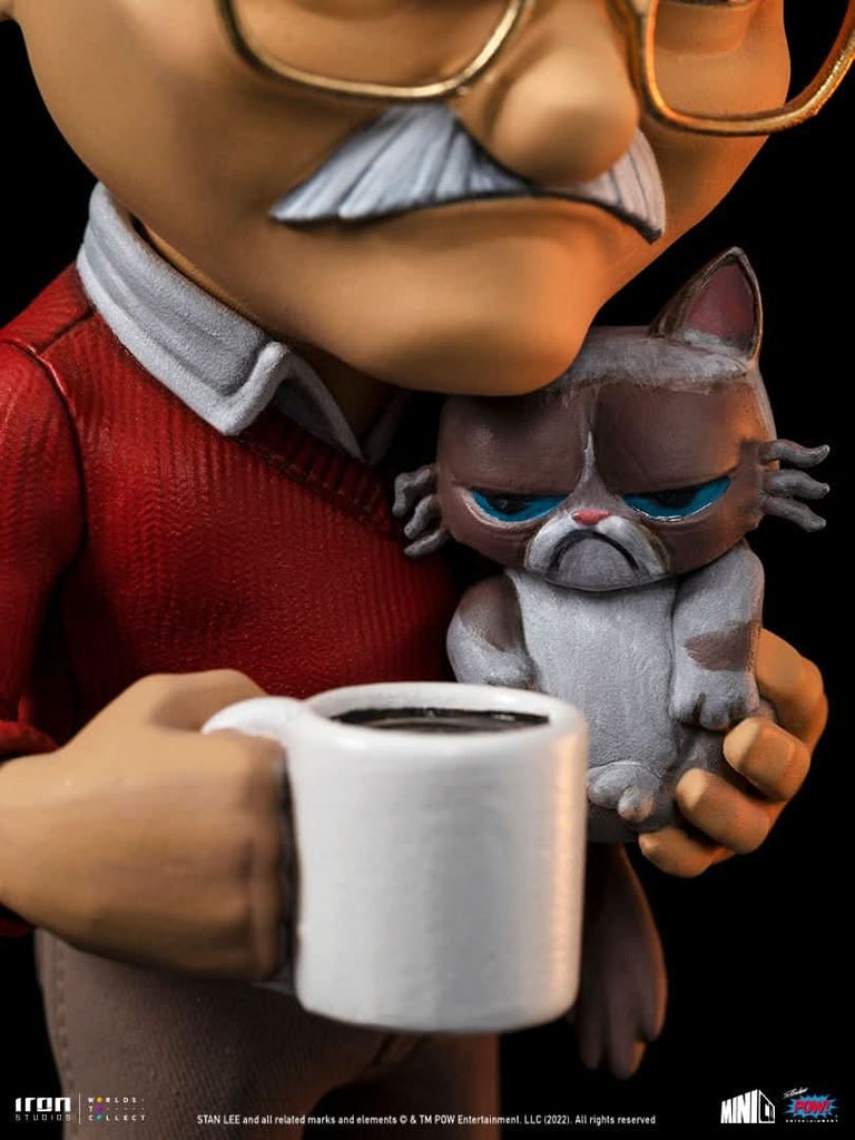 Stan Lee with Grumpy Cat - Pow - Minico - Iron Studios