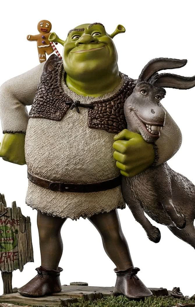 Shrek, Donkey and The Gingerbread Man - Shrek - Art Scale 1/10 - Iron Studios