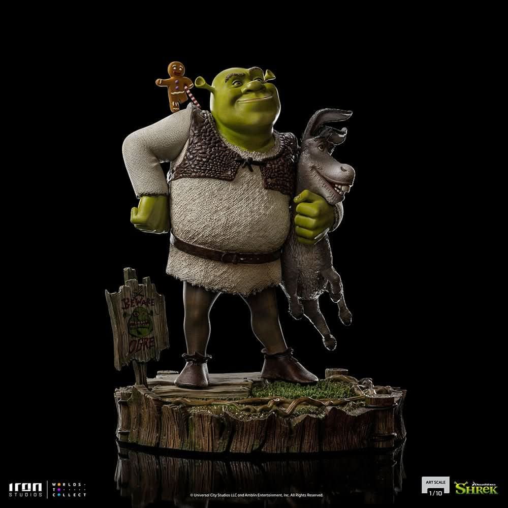 Shrek, Donkey and The Gingerbread Man - Shrek - Art Scale 1/10 - Iron Studios
