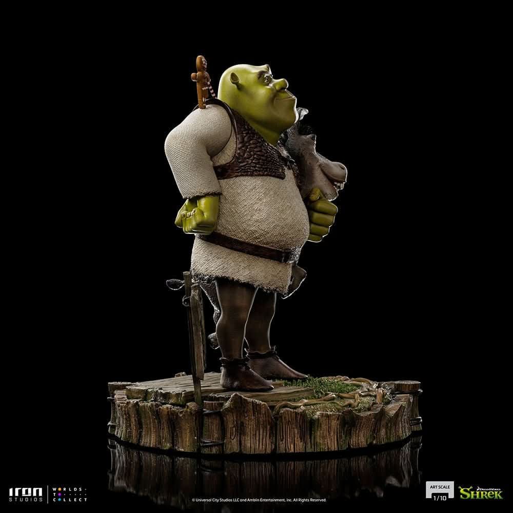 Shrek, Donkey and The Gingerbread Man - Shrek - Art Scale 1/10 - Iron Studios