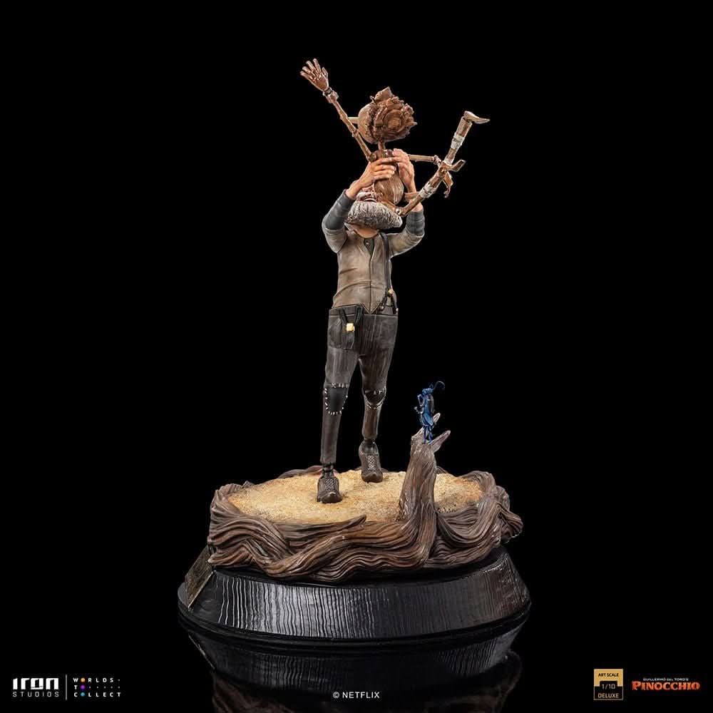 Statue Geppetto & Pinocchio Deluxe (Signed Version) - Pinocchio - Art Scale 1/10 - Iron Studios