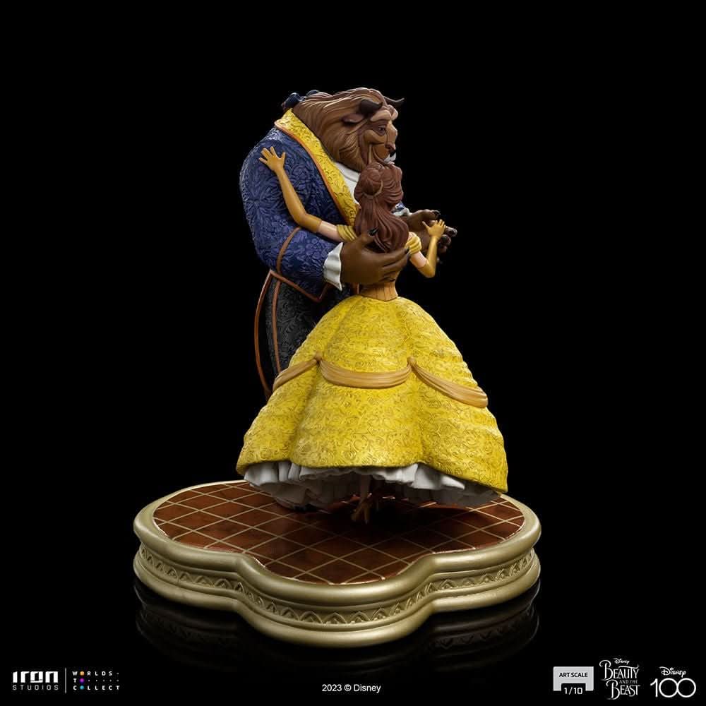 Statue Beauty and The Beast - Disney 100th - Beauty and The Beast - Art Scale 1/10 - Iron Studios