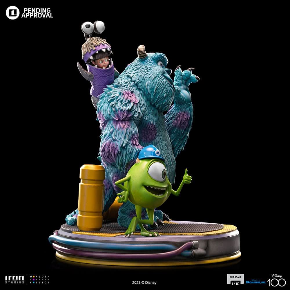 Statue Monsters Inc. Diorama - Disney 100th - Monsters Inc. - Art Scale 1/10 - Iron Studios