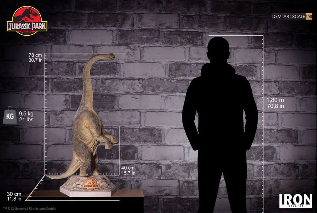 Brachiosaurus - Jurassic Park - Demi Scale 1/20 - Iron Studios