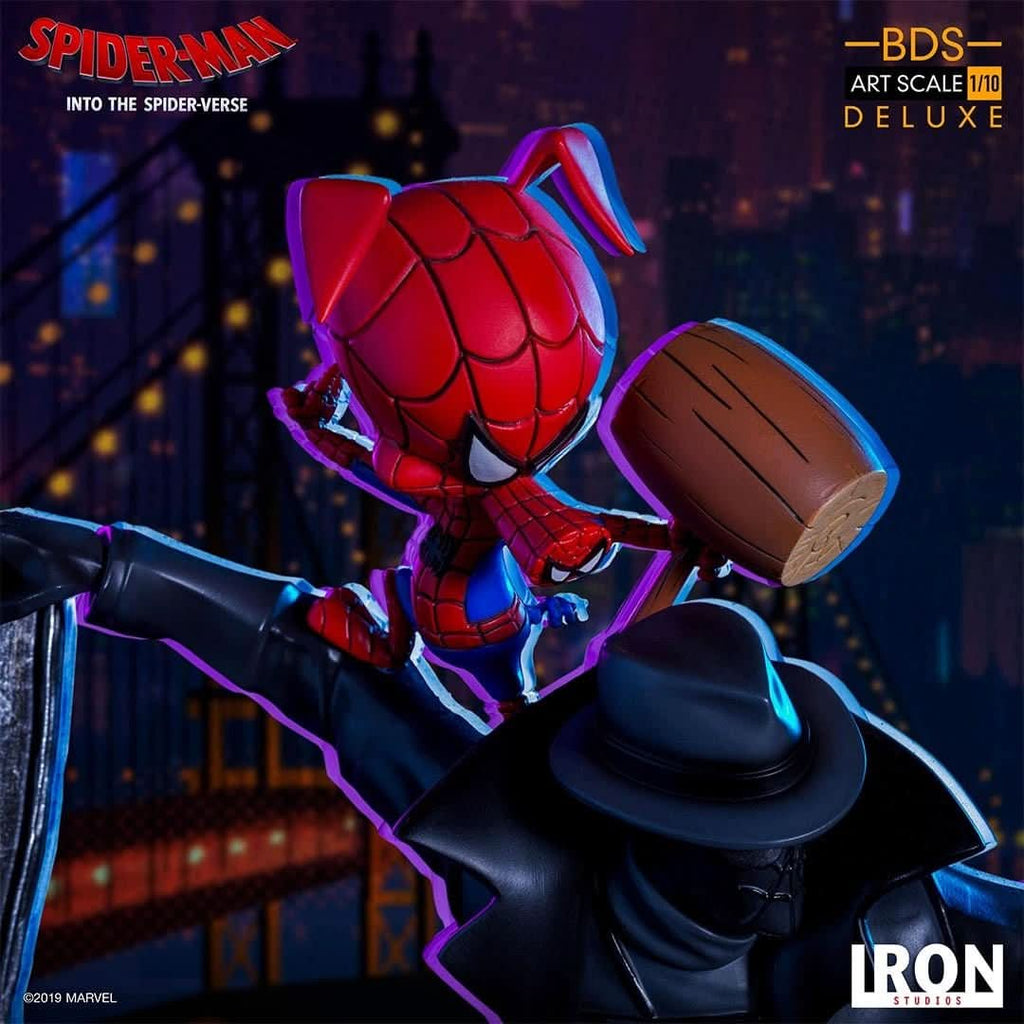 Spider Noir and Spider Ham - Spiderman: Into The Spiderverse - Art Scale 1/10 - Iron Studios