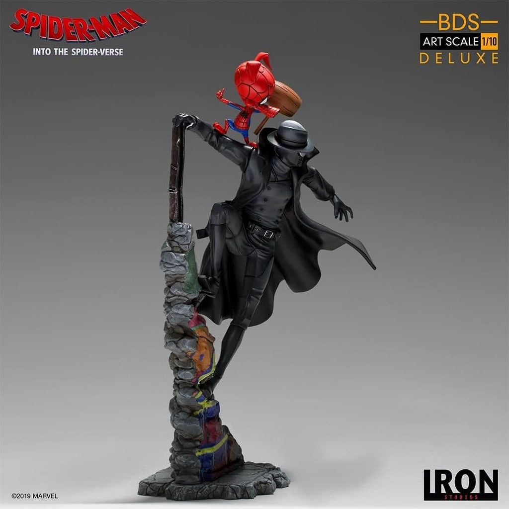 Spider Noir and Spider Ham - Spiderman: Into The Spiderverse - Art Scale 1/10 - Iron Studios