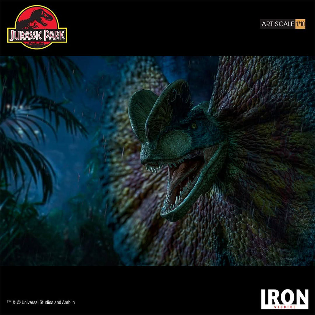 Dilophosaurus - Jurassic Park - Art Scale 1/10 - Iron Studios