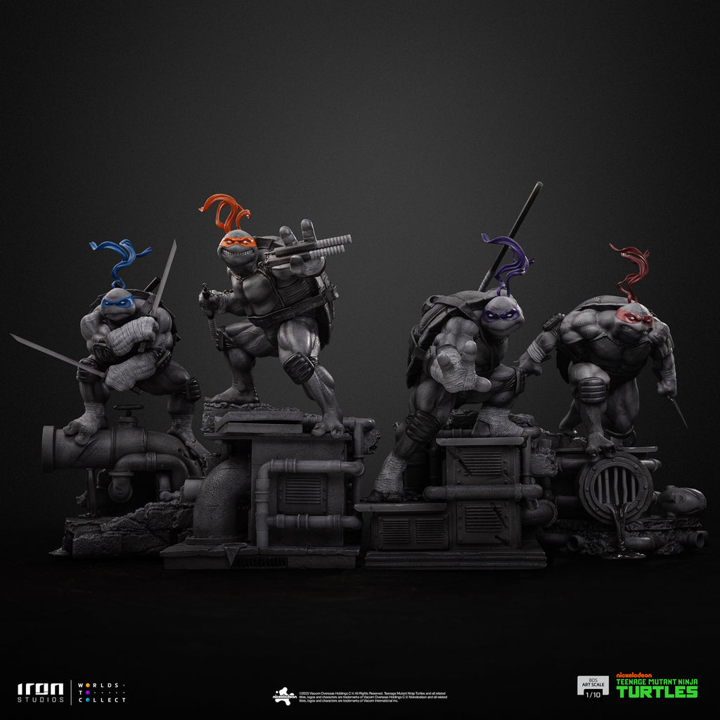Pre-Order - Statue Raphael (Black and White Variant) - Teenage Mutant Ninja Turtles - BDS Art Scale 1/10 - Iron Studios