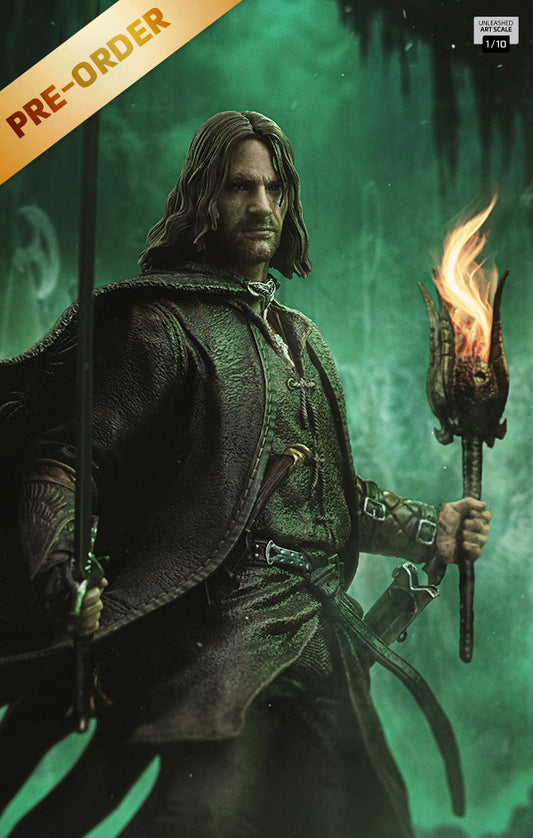 Pre-Order -  Statue Aragorn Unleashed - The Lord of the Rings - Art Scale 1/10 - Iron Studios