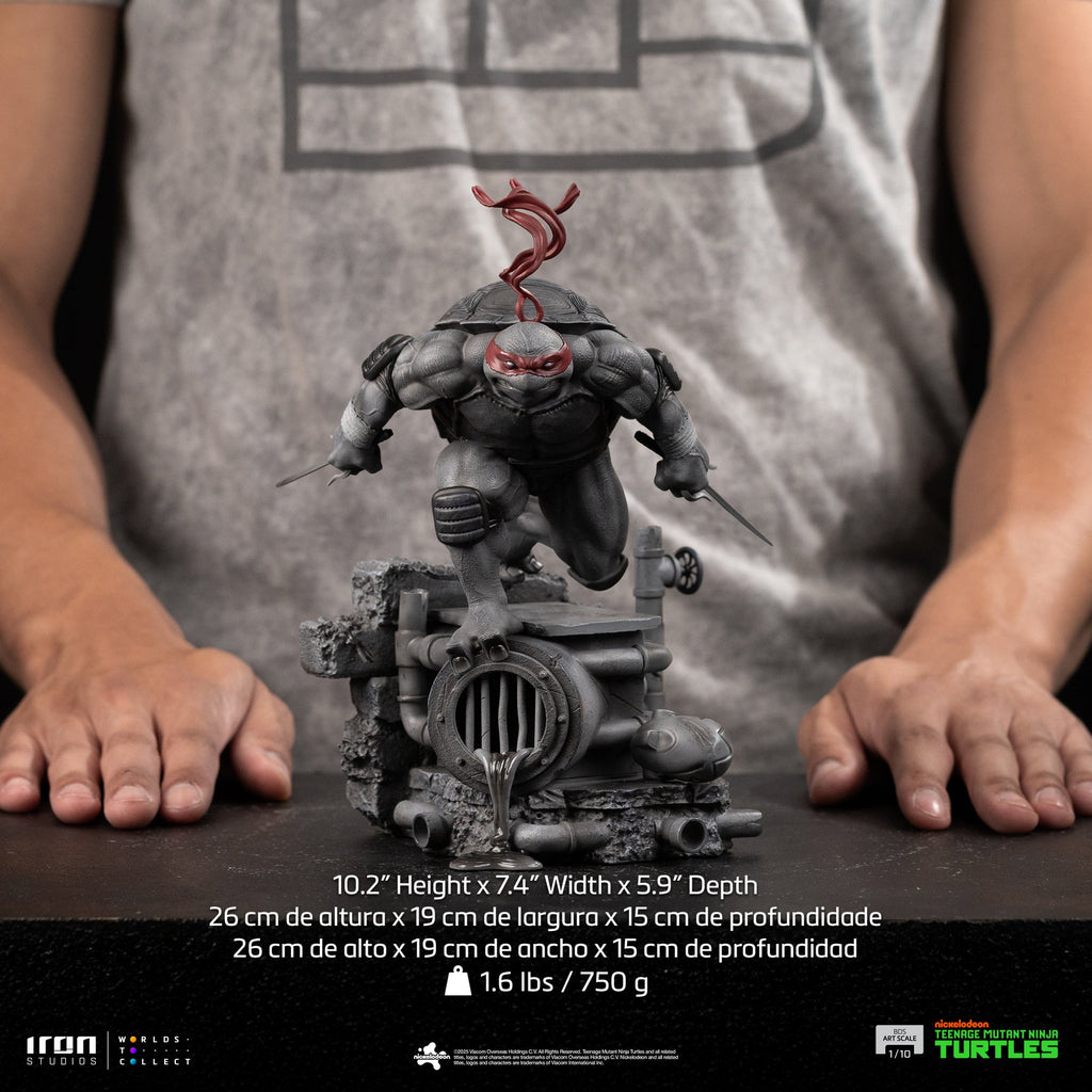 Pre-Order - Statue Raphael (Black and White Variant) - Teenage Mutant Ninja Turtles - BDS Art Scale 1/10 - Iron Studios