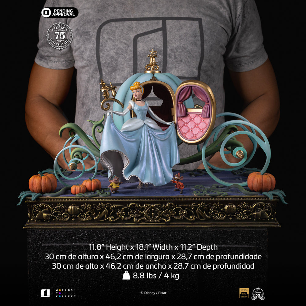 Pre-Order - Statue Cinderella Deluxe (75th Year Anniversary Version) - Disney Classics - Art Scale 1/10 - Iron Studios