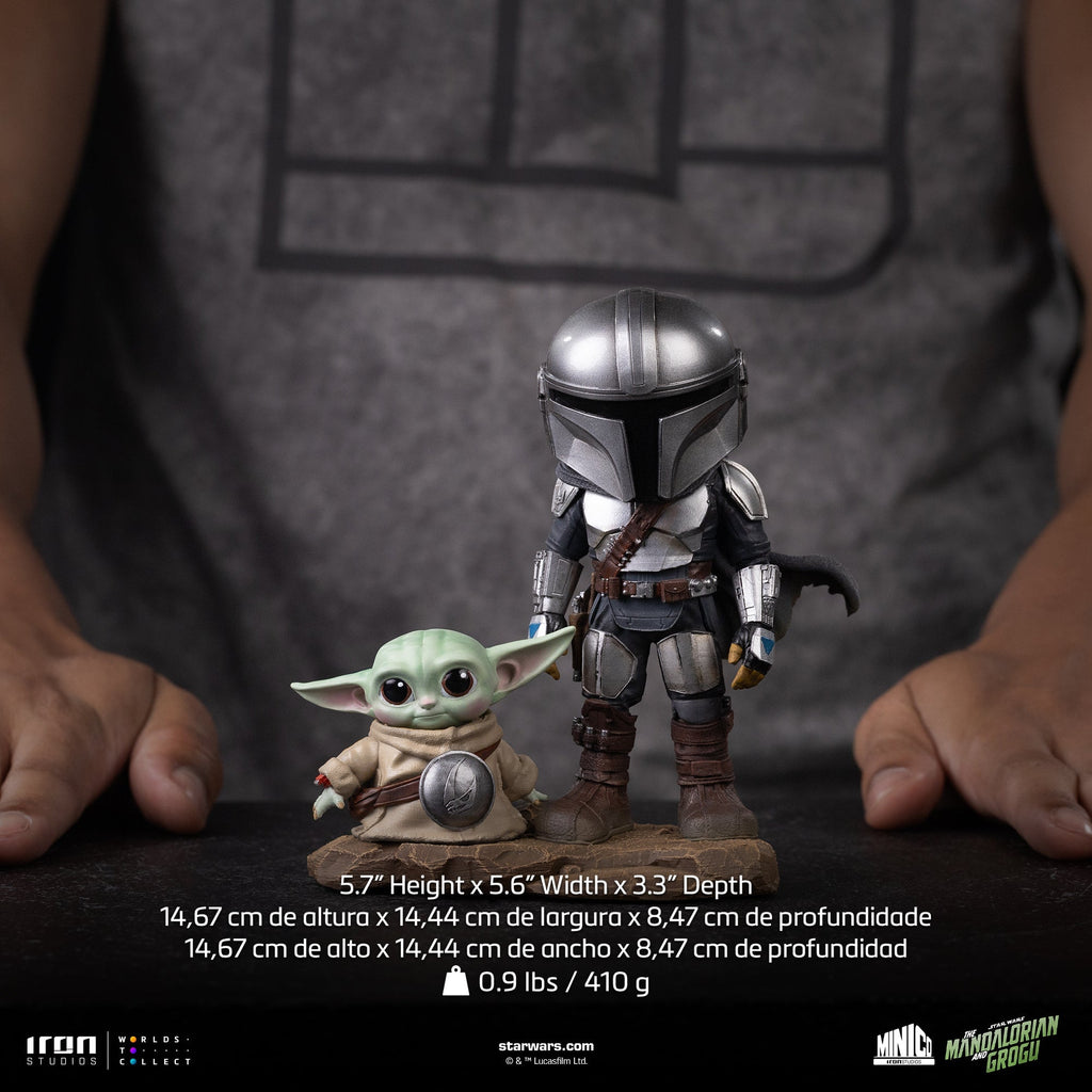 Pre-Order - Statue Mandalorian and Grogu - The Mandalorian - MiniCo - Iron Studios