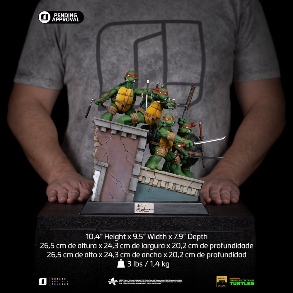 Pre-Order - Statue TMNT 1st Cover Set (Signed Version) - Teenage Mutant Ninja Turtles - Art Scale 1/10 - Iron Studios