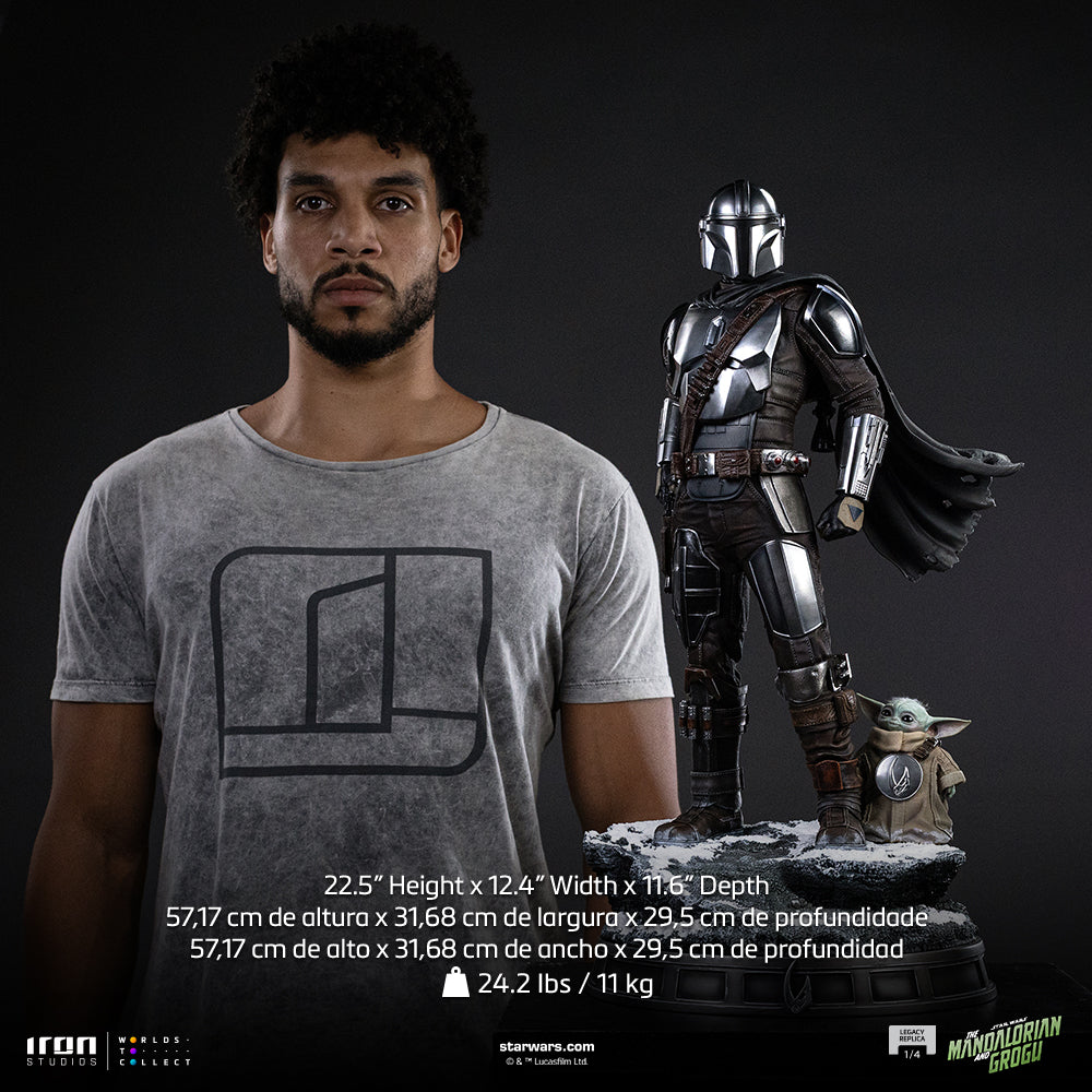 Pre-Order - Statue The Mandalorian and Grogu - The Mandalorian Movie - Legacy Replica 1/4
