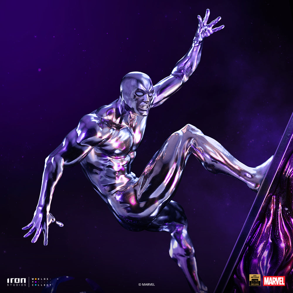 Pre-Order - Statue Silver Surfer Deluxe - Infinity Gauntlet Diorama -BDS Art Scale 1/10 - Iron Studios