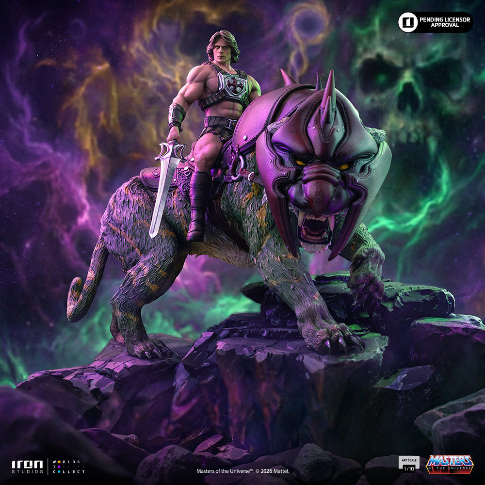 Pre-Order - Statue He-Man and Battle Cat - Masters of the Universe Movie - Deluxe Art Scale 1/10 - Iron Studios