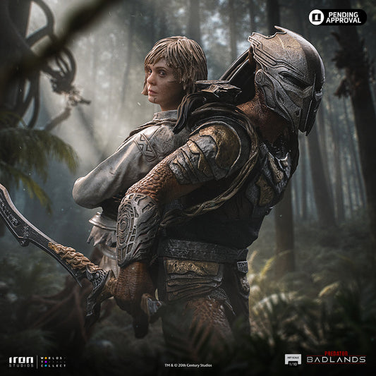 Pre-Order - Statue Predator Dek & Thia - Predator: Badlands - Art Scale 1/10 - Iron Studios