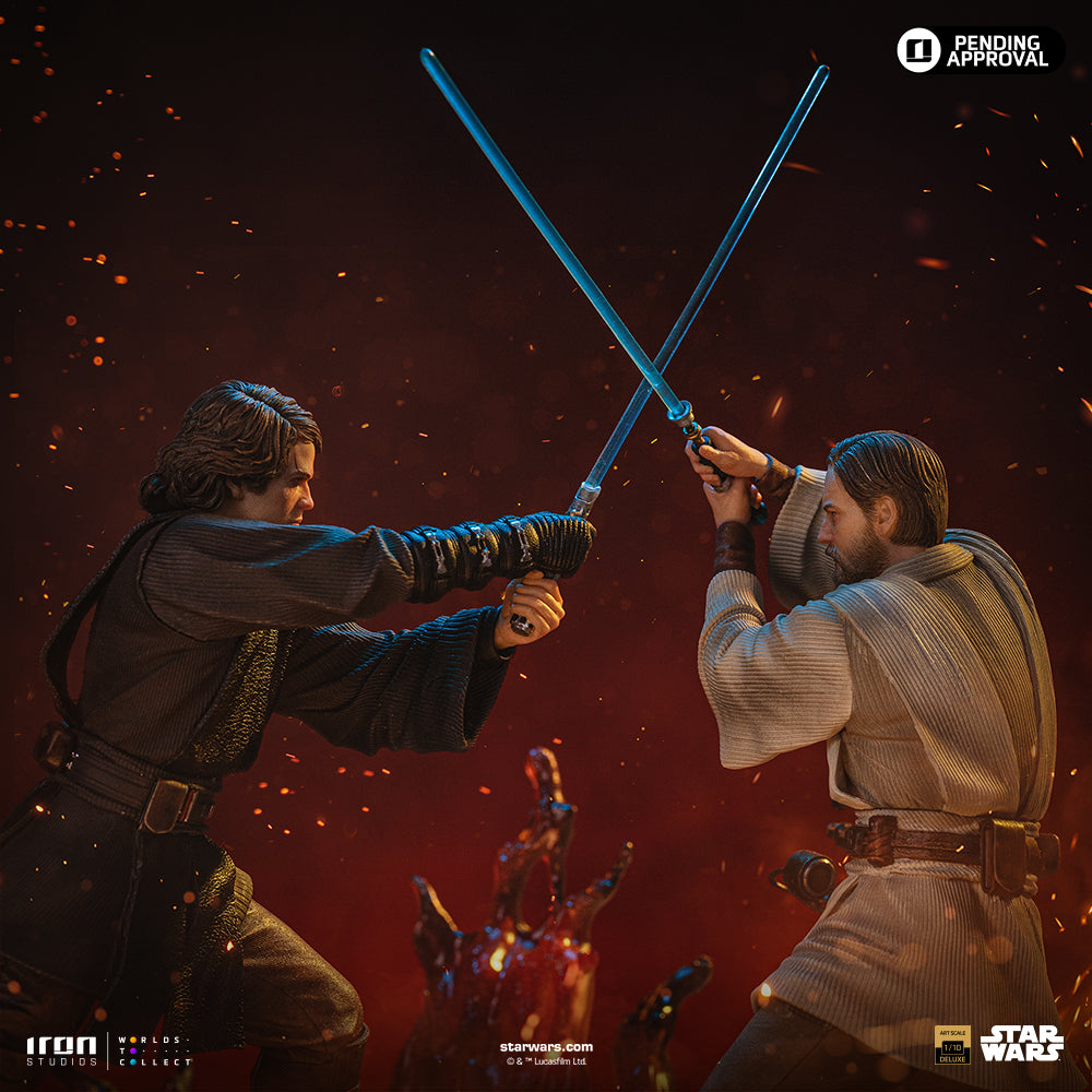 Pre-Order - Statue Anakin Vs Obi-Wan (Revenge of the Sith 20th Years Anniversary) - Star Wars - Art Scale 1/10 - Iron Studios