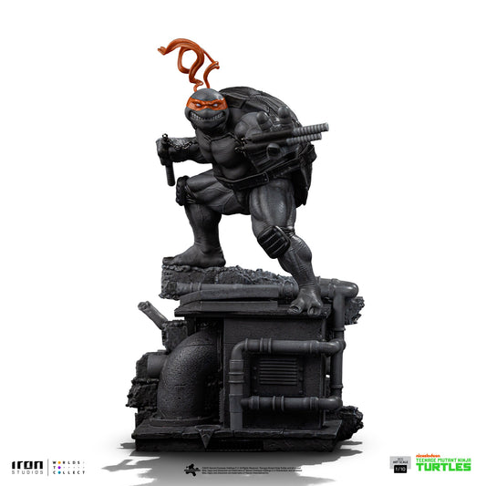 Pre-Order - Statue Michelangelo (Black and White Variant) - Teenage Mutant Ninja Turtles - BDS Art Scale 1/10 - Iron Studios
