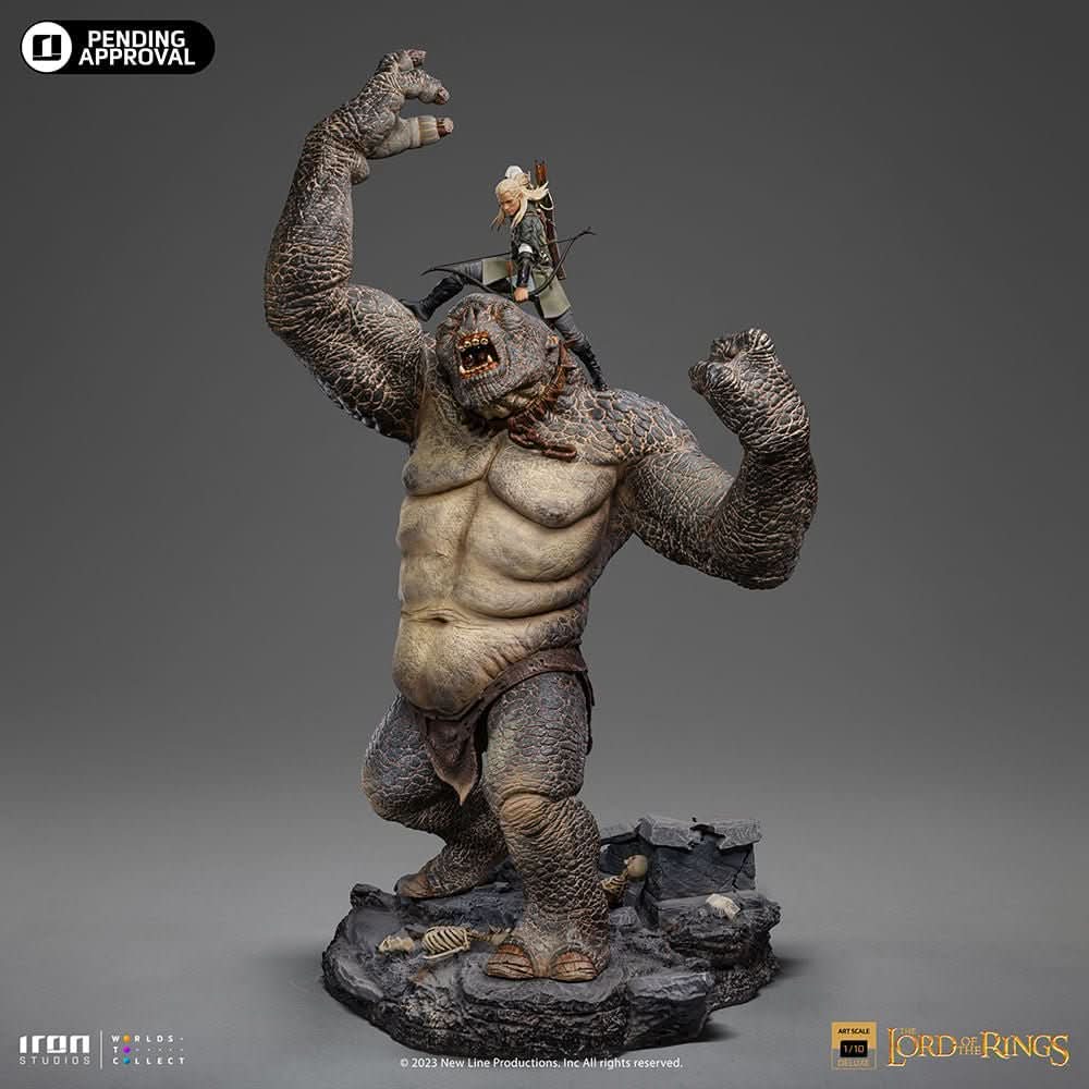 Legolas vs Cave Troll - The Lord of the Rings - BDS Art Scale 1/10 - Iron Studios