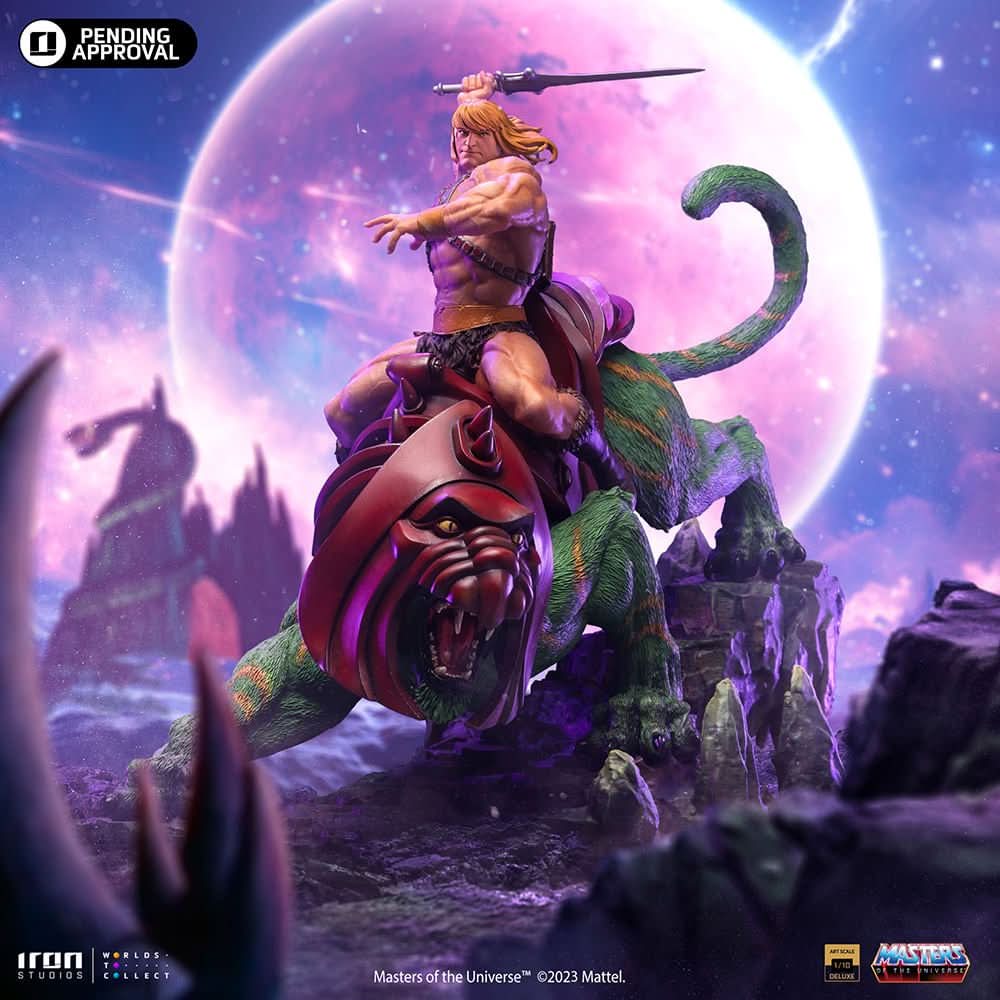 Statue He-Man and Battle Cat - Masters of the Universe - Art Scale 1/10 - Iron Studios