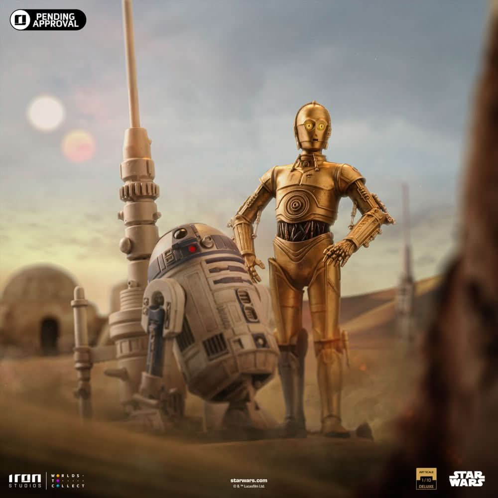C-3PO and R2-D2 - Star Wars - Art Scale 1/10 - Iron Studios