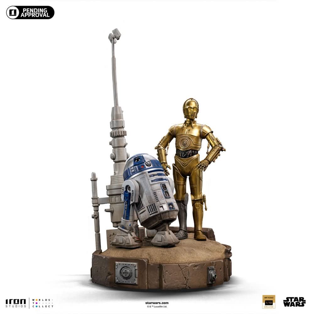 C-3PO and R2-D2 - Star Wars - Art Scale 1/10 - Iron Studios