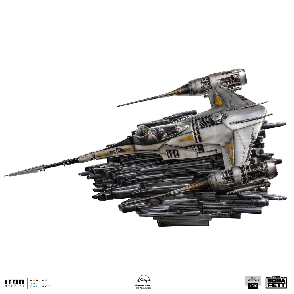 Statue Mando's N-1 Starfighter - Star Wars: The Book of Boba Fett - Demi Art Scale 1/20 - Iron Studios